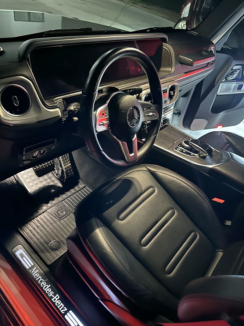Mercedes G-Wagon interior after detailing